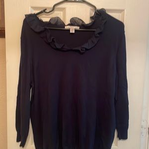 Liz Claiborne navy blue sweater size XL